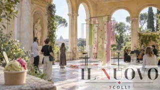 Roma, ultima domenica per il gelato trasformato in un’opera d’arte: pistacchio e lampone a Villa Borghese