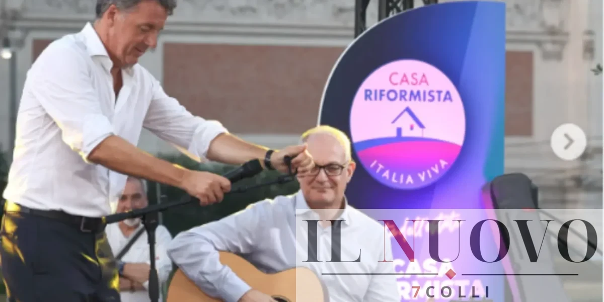 Gualtieri e Renzi in un recente incontro pubblico