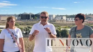 Roma, alberi-stecchini davanti al nuovo eco-mostro vista Malagrotta, Giannini (SOS Roma) e residenti: «Scandalo targato Gualtieri»