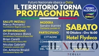 “Il territorio torna protagonista”: Futuro Nazionale si presenta a Ostia e sfida il centrosinistra