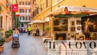 Roma, via Margutta diventa una galleria d’arte a cielo aperto: cento pittori espongono gratis tra i palazzi storici