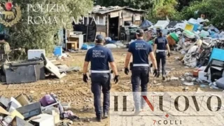 Roma, smantellati 12 ‘villaggi’ abusivi: 14 persone identificate e 80 tonnellate di rifiuti