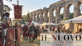 Roma, tornano gli antichi romani: una festa dimenticata rivive tra gli acquedotti